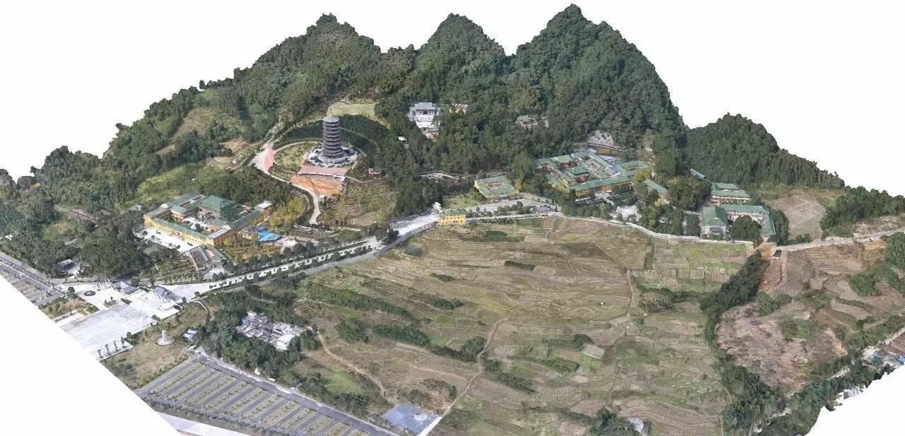 广西倾斜摄影在景区的实际效果